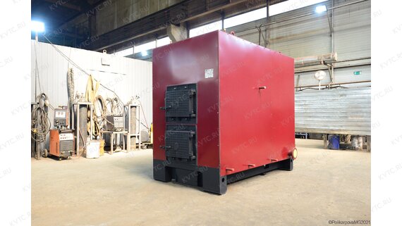 Котел на дровах 0.35 МВт твердотопливный