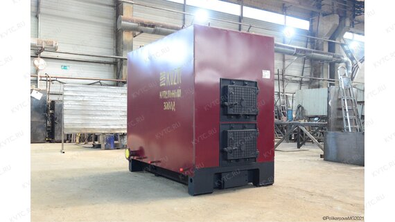 Котел на дровах 0.9 МВт водогрейный